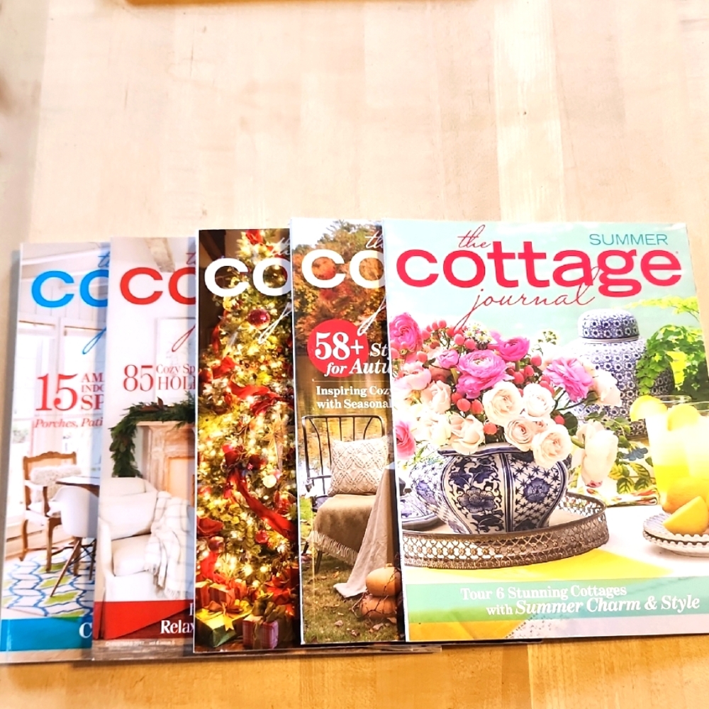 The Cottage Journal Magazine Lot Of 5 Great Condition